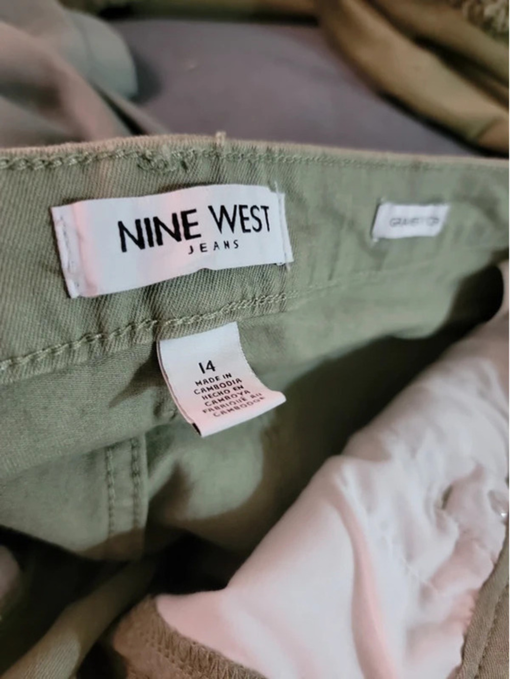 Nine west gramercy crop jeans size 14 - Picture 8 of 12